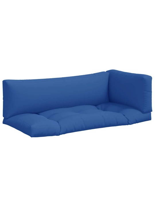 Podušky na palety 3 ks modré textil