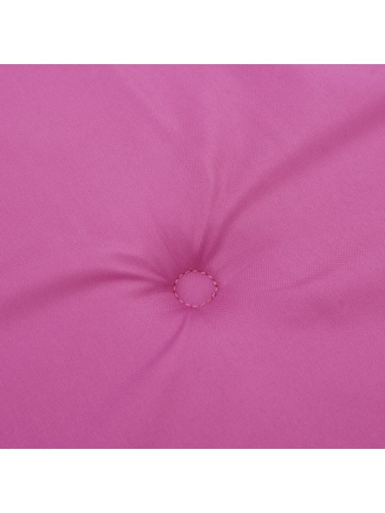 Podušky na zahradní židli 4 ks růžové 40x40x4 cm textil
