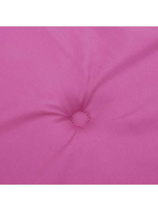 Podušky na zahradní židli 6 ks růžové 40x40x4 cm textil