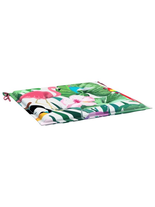 Podušky na zahradní židli 4 ks vícebarevné 50x50x4 cm textil