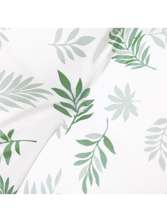 Podušky na židli 4 ks vzor listů 50 x 50 x 3 cm textil