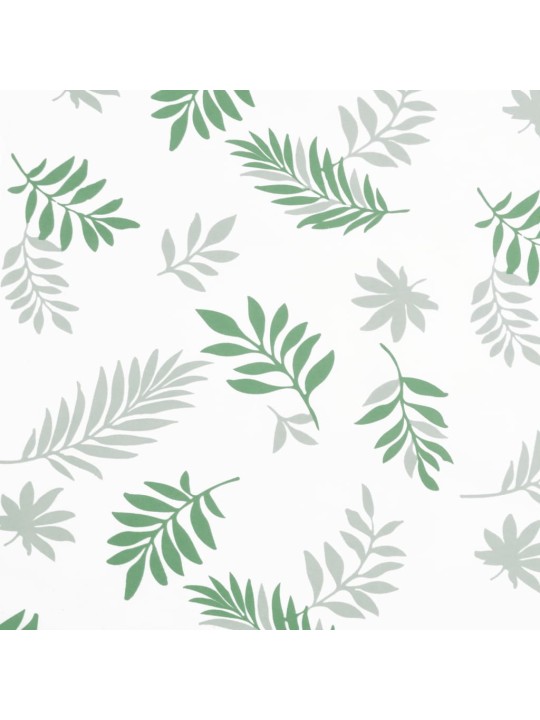 Podušky na židli 4 ks vzor listů 50 x 50 x 3 cm textil
