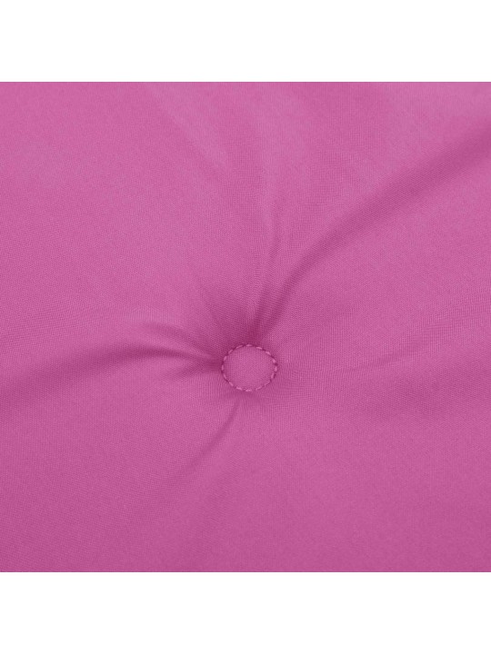 Podušky na zahradní židli 4 ks růžové 50x50x4 cm textil
