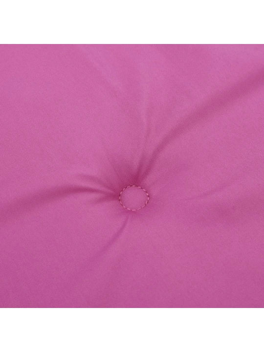 Podušky na židli s vysokým opěradlem 6 ks růžové textil