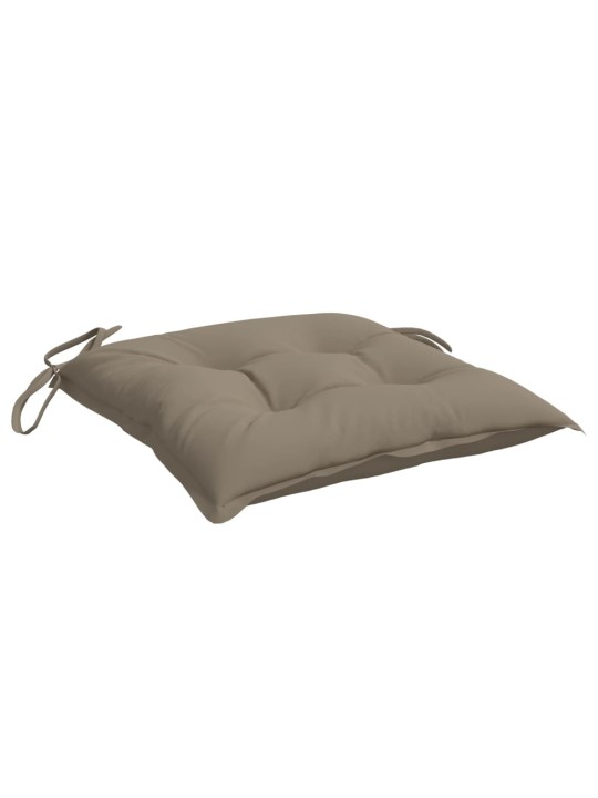 Podušky na palety 2 ks taupe 50 x 50 x 7 cm oxfordská látka