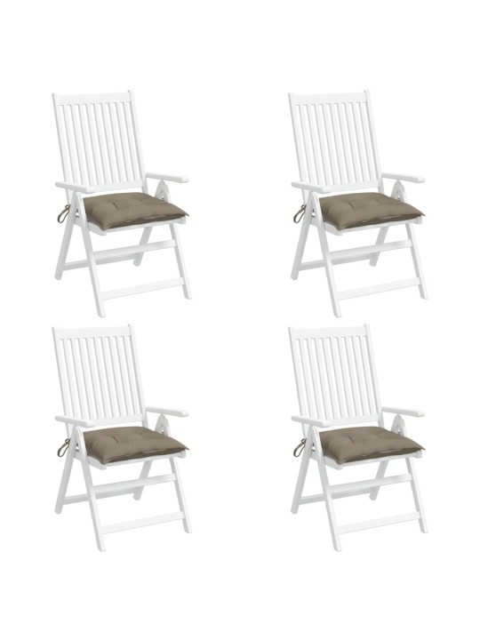 Podušky na palety 4 ks taupe 50 x 50 x 7 cm oxfordská látka