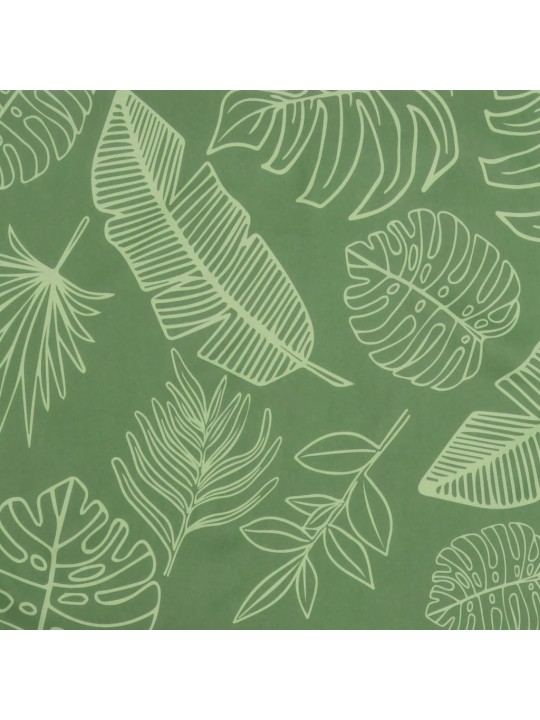 Podušky na židli 6 ks vzor listů 50 x 50 x 7 cm textil