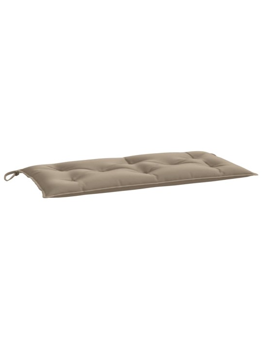Poduška na zahradní lavici taupe 100x50x7 cm oxfordská látka