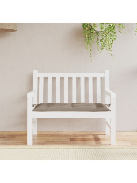 Poduška na zahradní lavici taupe 100x50x7 cm oxfordská látka