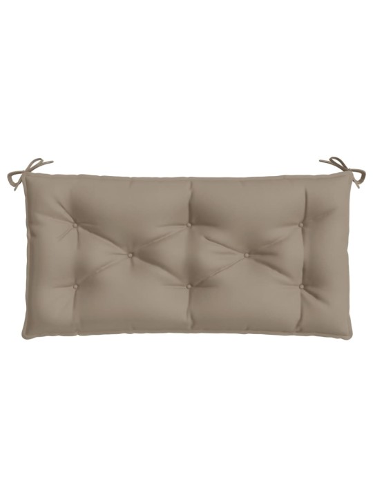 Poduška na zahradní lavici taupe 100x50x7 cm oxfordská látka
