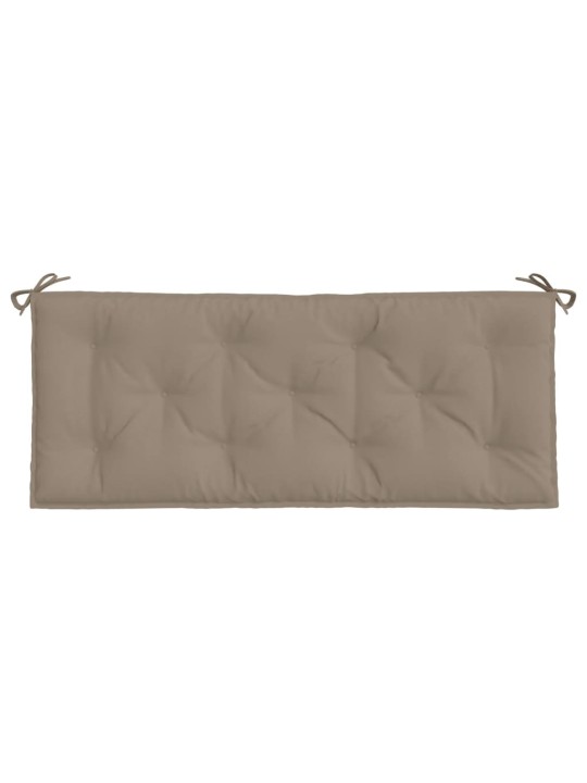 Poduška na zahradní lavici taupe 120x50x7 cm oxfordská látka