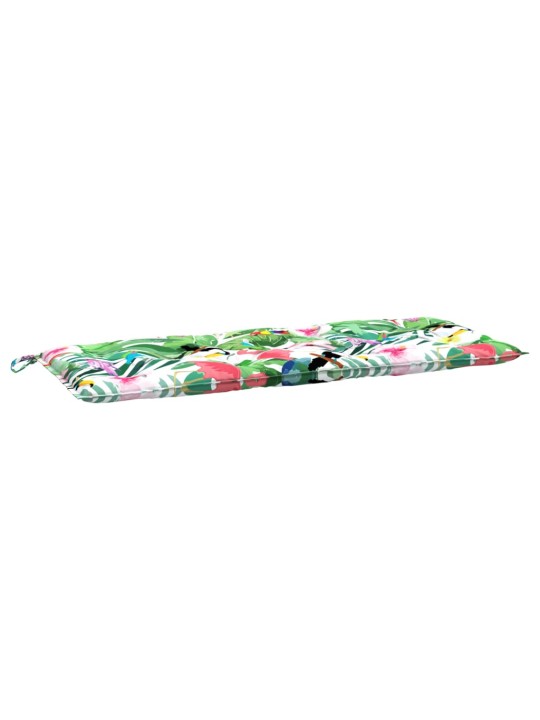 Poduška na zahradní lavici vícebarevná 120 x 50 x 7 cm textil
