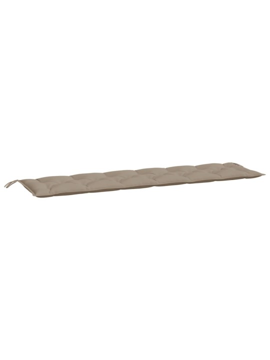 Poduška na zahradní lavici taupe 200x50x7 cm oxfordská látka