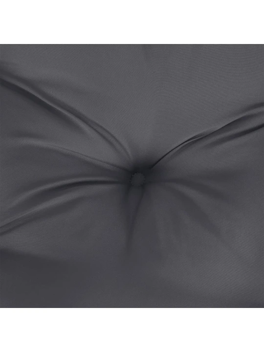 Podušky na zahradní lavici 2 ks antracitové 100x50x7 cm
