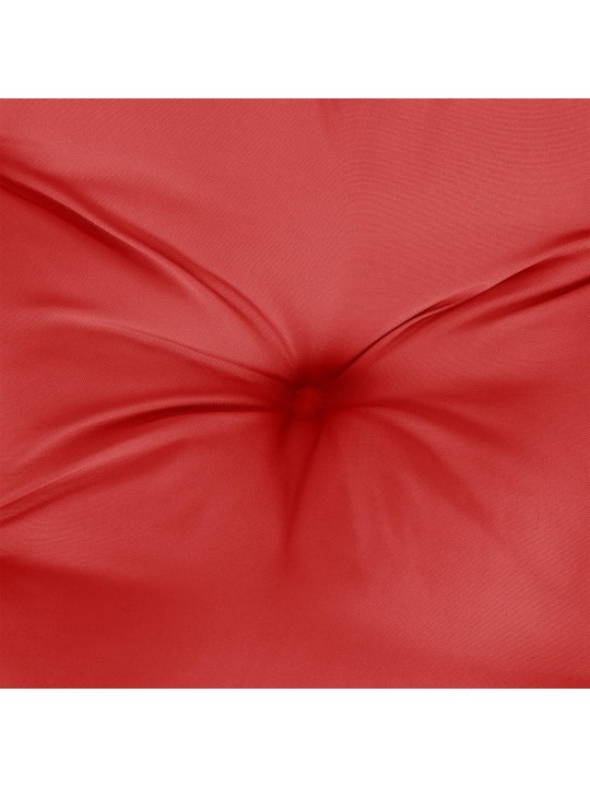 Podušky na zahradní lavici 2 ks červené 120x50x3cm látka oxford