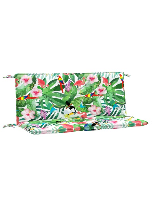 Podušky na zahradní lavici 2 ks vícebarevné 120x50x7 cm textil