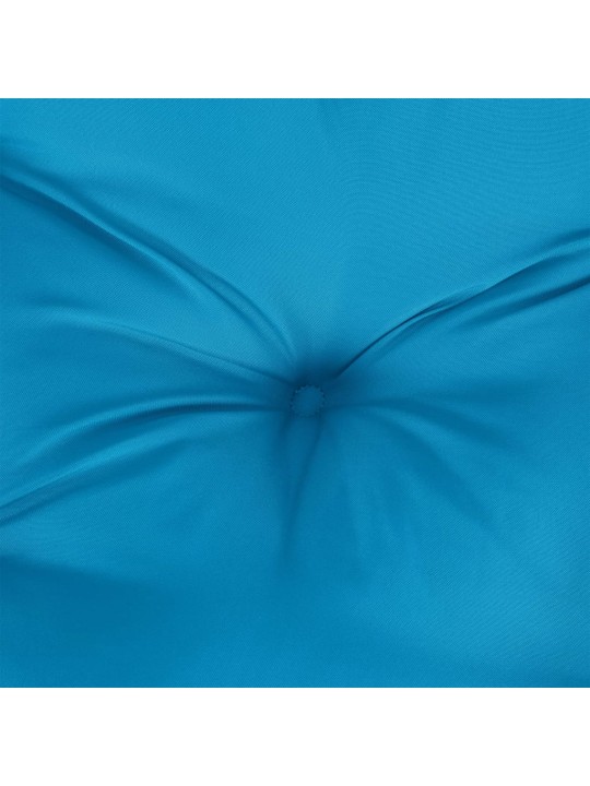 Podušky na zahradní lavici 2 ks světle modré 150x50x7 cm