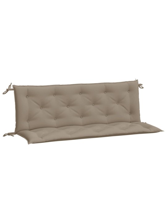Podušky na zahradní lavici 2ks taupe 150x50x3cm oxfordská látka