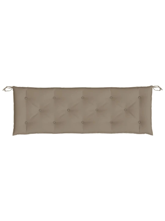 Podušky na zahradní lavici 2ks taupe 150x50x3cm oxfordská látka