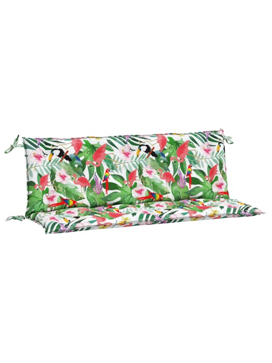 Podušky na zahradní lavici 2 ks vícebarevné 150x50x7 cm textil
