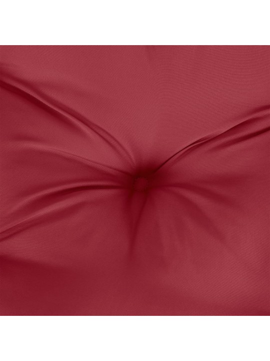 Podušky na zahradní lavici 2 ks vínové 200x50x7 cm látka oxford