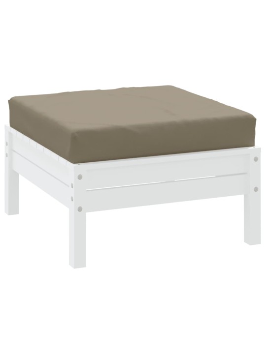 Poduška na palety taupe 60x60x9,5 cm oxfordská látka