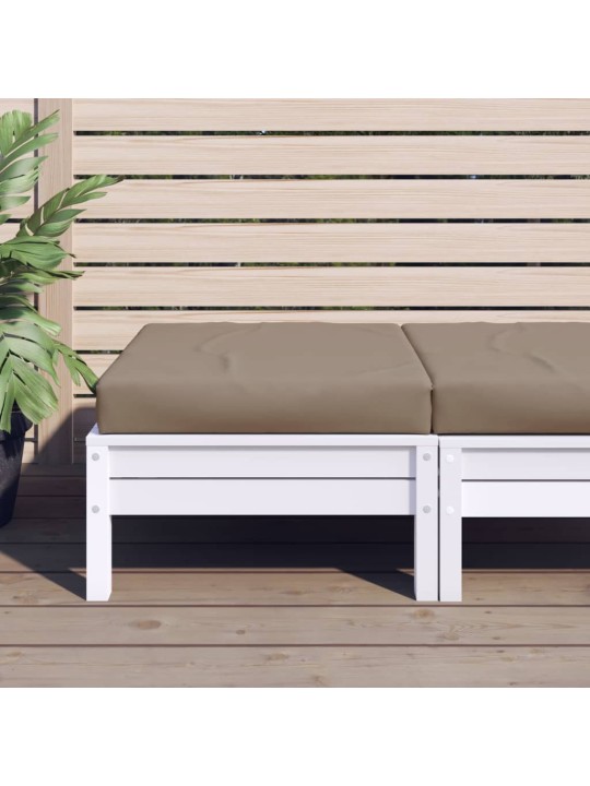 Poduška na palety taupe 60x60x9,5 cm oxfordská látka