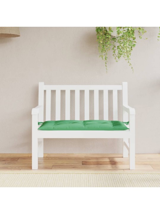 Poduška na zahradní lavici zelená 110x50x7 cm oxfordská látka
