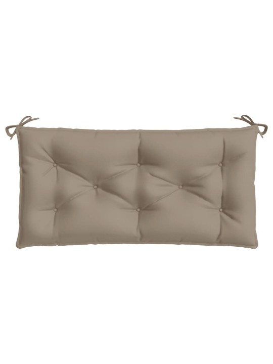 Poduška na zahradní lavici taupe 110x50x7 cm oxfordská látka