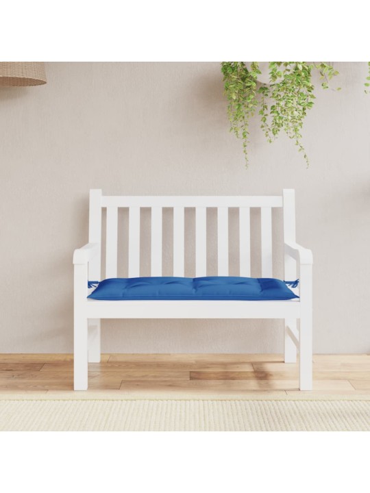 Poduška na zahradní lavici modrá 110x50x7 cm oxfordská látka