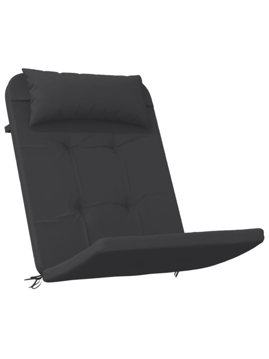 Podušky na židli Adirondack 2 ks černé oxfordská látka
