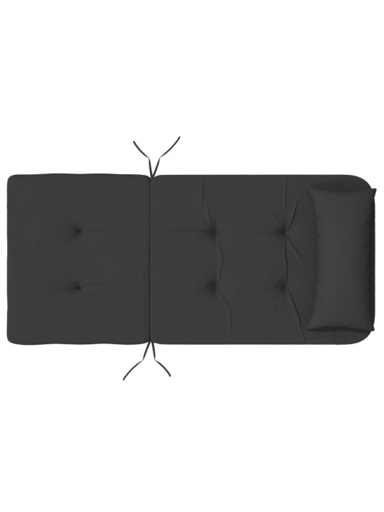 Podušky na židli Adirondack 2 ks černé oxfordská látka