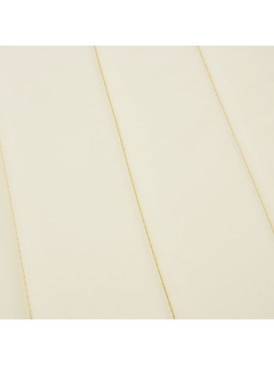 Poduška na lehátko krémová 180x60x4 cm oxfordská látka