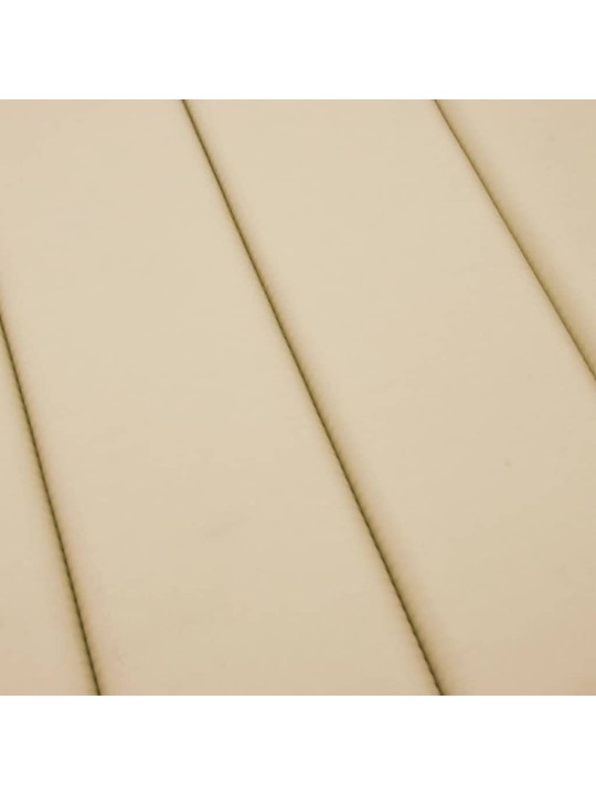 Poduška na lehátko béžová 180x60x4 cm oxfordská látka