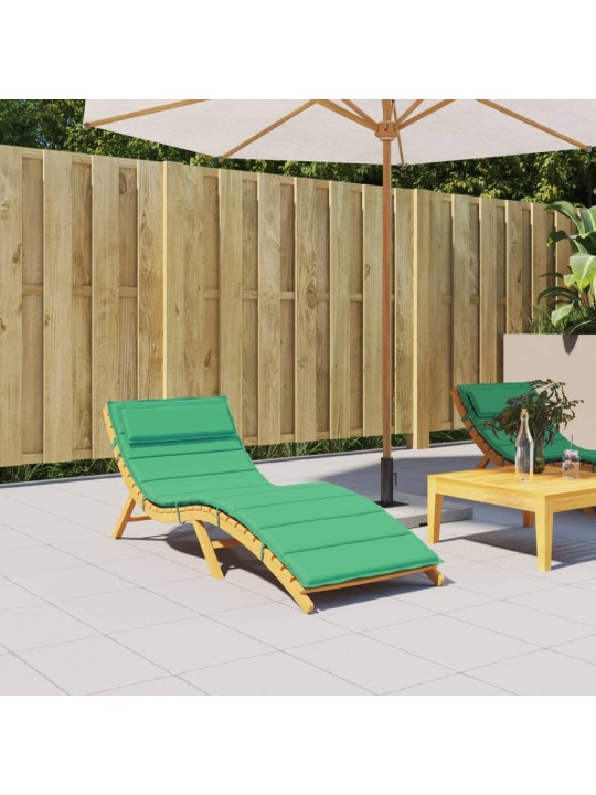 Poduška na lehátko zelená 180x60x4 cm oxfordská látka