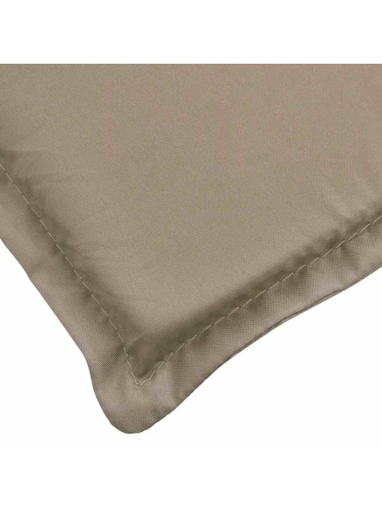 Poduška na lehátko taupe 180x60x4 cm oxfordská látka
