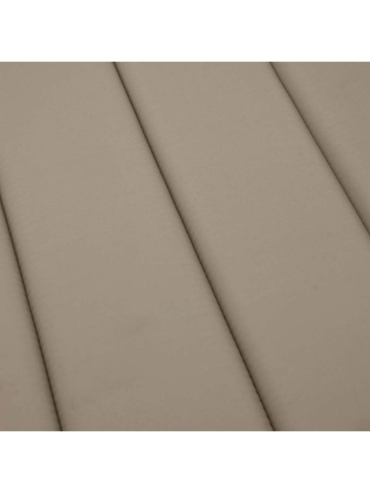 Poduška na lehátko taupe 180x60x4 cm oxfordská látka