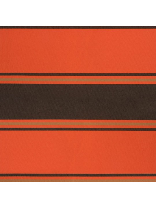 Zatahovací markýza oranžová a hnědá 4,5 x 3 m textil a hliník
