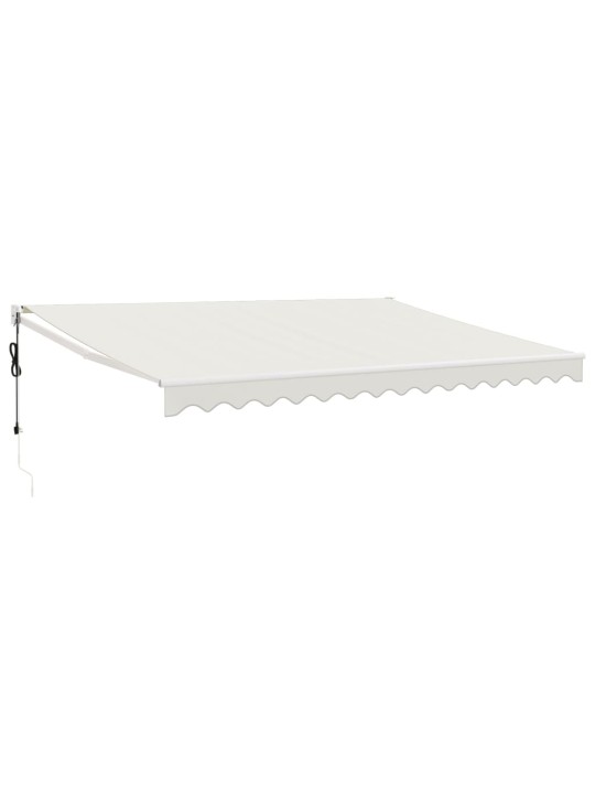 Automatická zatahovací markýza krémová 4 x 3 m