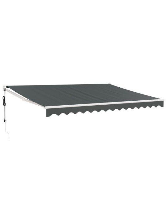 Automatická zatahovací markýza antracitová 4 x 3 m