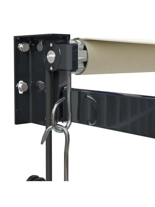 Automatická zatahovací markýza krémová 3 x 2,5 m