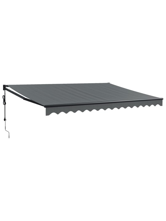 Automatická zatahovací markýza antracitová 4 x 3 m