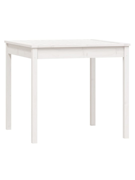 3dílný zahradní bistro set bílý masivní borové dřevo