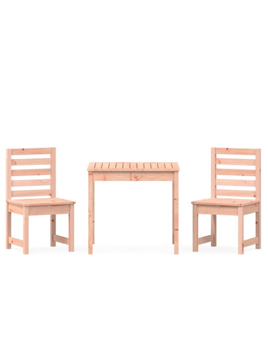 3dílný zahradní bistro set masivní dřevo douglasky