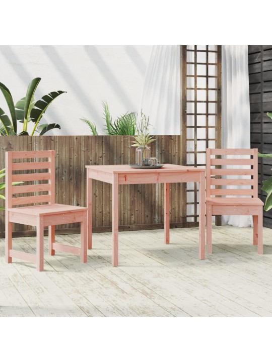 3dílný zahradní bistro set masivní dřevo douglasky