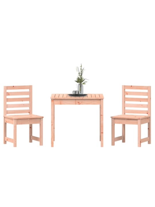 3dílný zahradní bistro set masivní dřevo douglasky