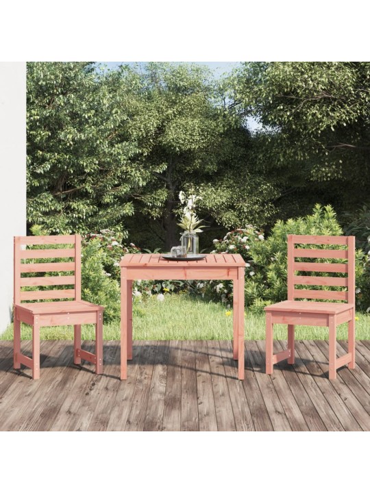 3dílný zahradní bistro set masivní dřevo douglasky