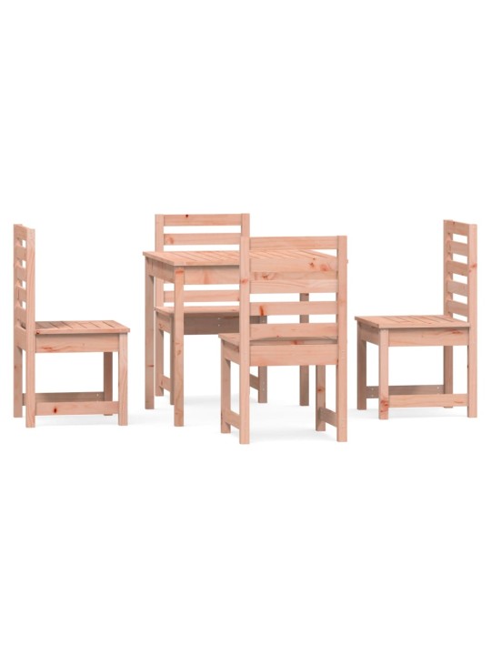5dílný zahradní jídelní set masivní dřevo douglasky