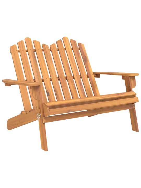 Zahradní lavice Adirondack 126 cm masivní akáciové dřevo