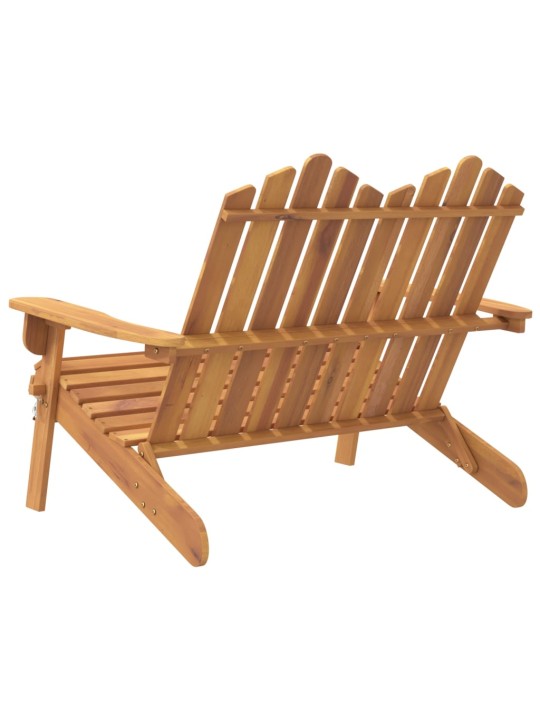Zahradní lavice Adirondack 126 cm masivní akáciové dřevo